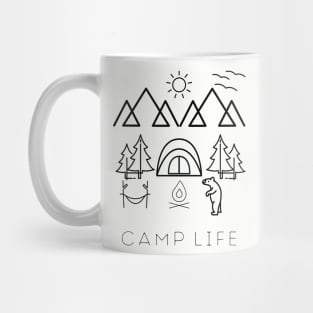 Camp Life - Dark Mug